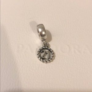 Pandora 21 charm